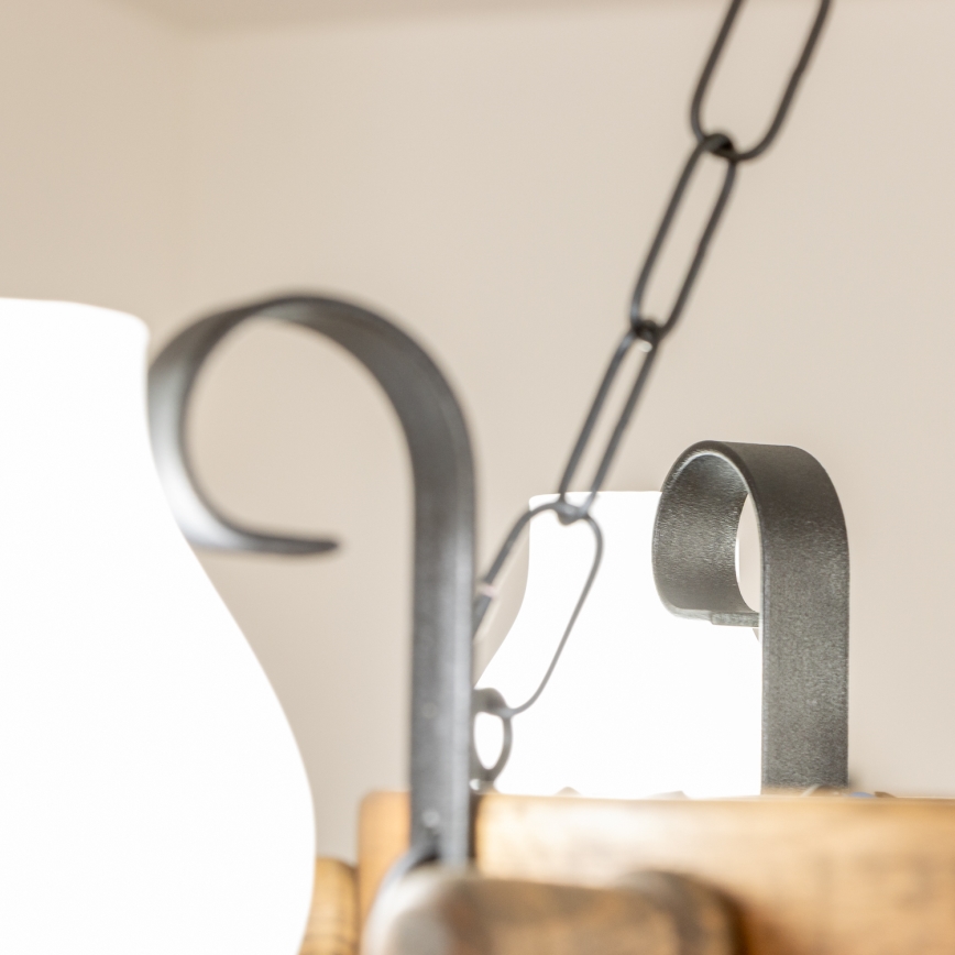 Brilagi - Ketiga lühter TIMONA 4xE14/40W/230V Ø 50 cm pöök