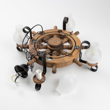 Brilagi - Ketiga lühter TIMONA 4xE14/40W/230V Ø 50 cm pöök