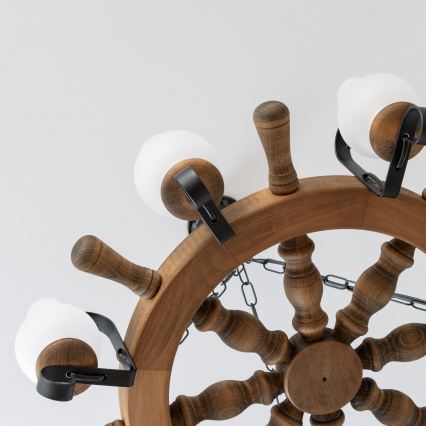 Brilagi - ketiga lühter TIMONA 8xE14/40W/230V, läbimõõt 70 cm, pöök