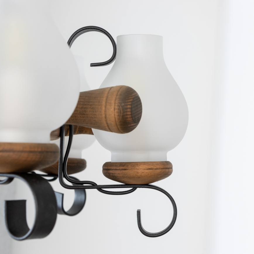 Brilagi - ketiga lühter TIMONA 8xE14/40W/230V, läbimõõt 70 cm, pöök