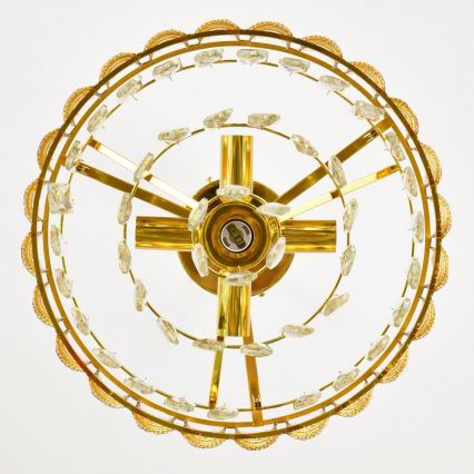 Brilagi - ketiga ripplühter CRISTAL 5xE14/40W/230V läbimõõt 38 cm