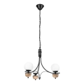 Brilagi - ketiga rippuv LED-kroonlühter COTTAGE 3xG9/40W/230V tamm/valge