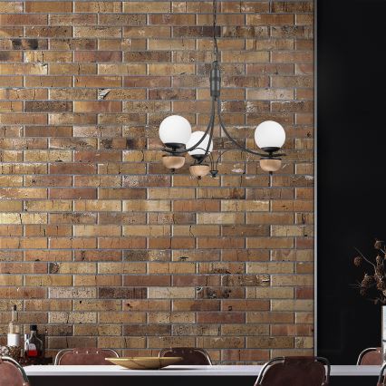 BRILAGI - ketiga rippuv LED-kroonlühter COTTAGE 3xG9/40W/230V tamm/valge