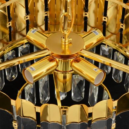 Brilagi - ketiga riputatav lühter CRISTAL 5xE14/40W/230V läbimõõt 38 cm