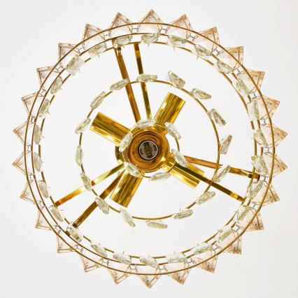 Brilagi - ketiga riputatav lühter CRISTAL 5xE14/40W/230V läbimõõt 38 cm