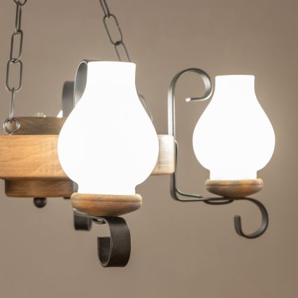 Brilagi - Ketiga riputatav lühter ROATA 5xE14/40W/230V Ø 50 cm pöök