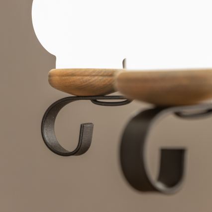 Brilagi - Ketiga riputatav lühter ROATA 5xE14/40W/230V Ø 50 cm pöök