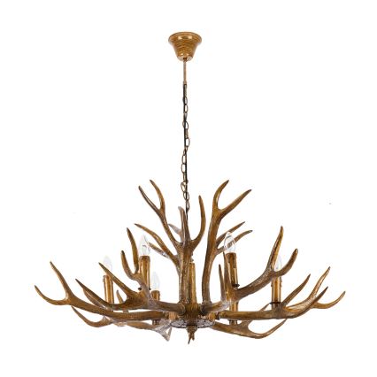 Brilagi - Kettaga ripplühter DEER 6xE14/10W/230V läbimõõt 102 cm