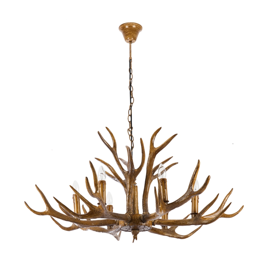 Brilagi - Kettaga ripplühter DEER 6xE14/10W/230V läbimõõt 102 cm