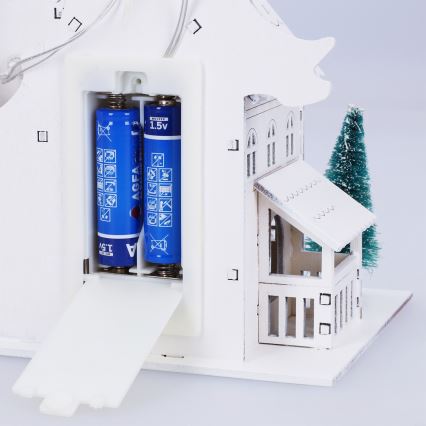 Brilagi - kirikukujuline LED-jõulukaunistus LED/2xAA