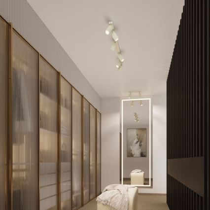 Brilagi - kohdevalgusti CRESTO 1xGU10/10W/230V 30 cm kreemjas