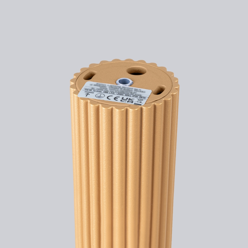 Brilagi - Kohtvalgusti CRESTO 1xGU10/10W/230V 10 cm kuldne