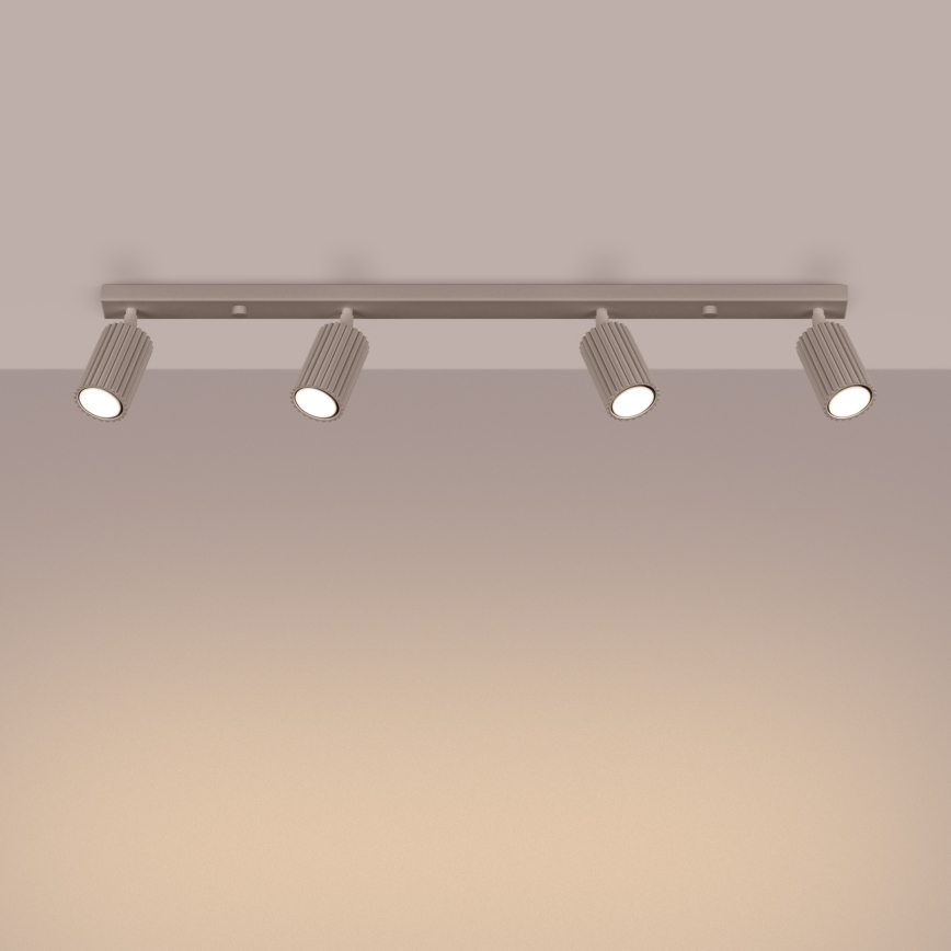 Brilagi - Kohtvalgusti CRESTO 4xGU10/10W/230V taupe
