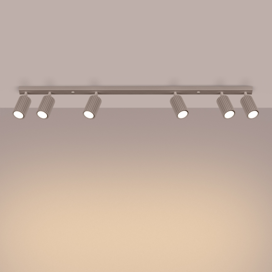 Brilagi - Kohtvalgusti CRESTO 6xGU10/10W/230V taupe