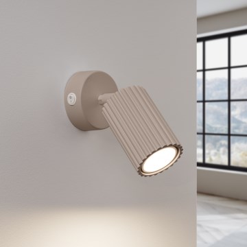 Brilagi - Kohtvalgusti seinale CRESTO 1xGU10/10W/230V taupe
