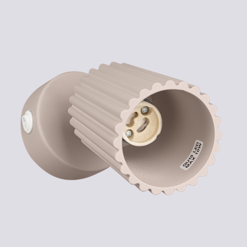 Brilagi - Kohtvalgusti seinale CRESTO 1xGU10/10W/230V taupe