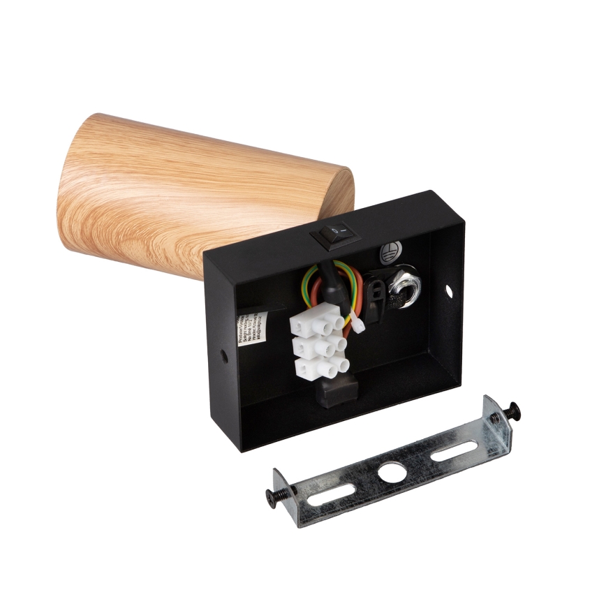 Brilagi - Kohtvalgusti seinale SELE 1xGU10/30W/230V must/tammepuidu kaunistus