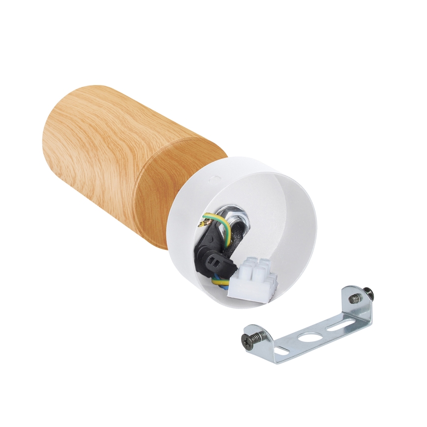 Brilagi - Kohtvalgusti SELE 1xGU10/30W/230V valge/tammepuidu kaunistus