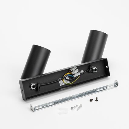 Brilagi - Kohtvalgusti SELE 2xGU10/30W/230V must/kuldne