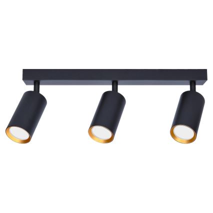 Brilagi - Kohtvalgusti SELE 3xGU10/30W/230V must/kuldne