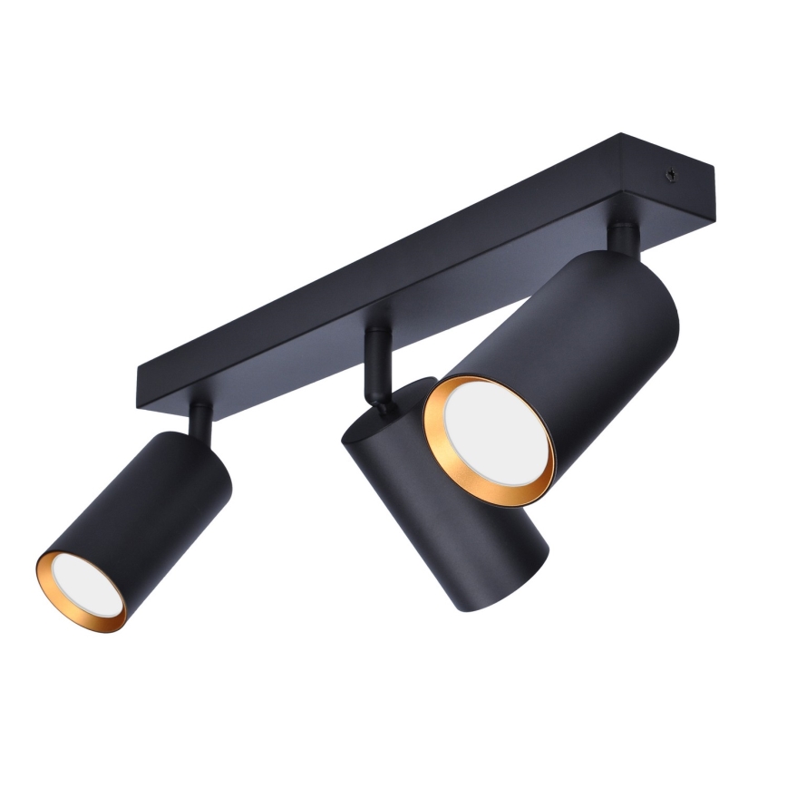 Brilagi - Kohtvalgusti SELE 3xGU10/30W/230V must/kuldne
