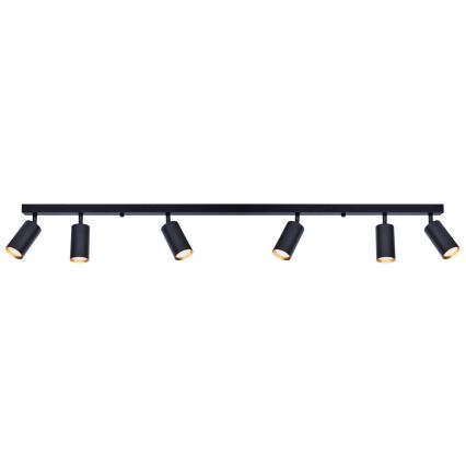Brilagi - Kohtvalgusti SELE 6xGU10/30W/230V must/kuldne