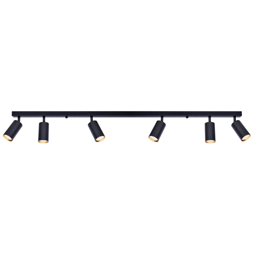 Brilagi - Kohtvalgusti SELE 6xGU10/30W/230V must/kuldne