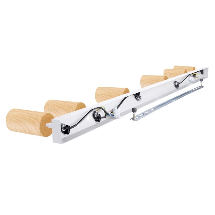 Brilagi - Kohtvalgusti SELE 6xGU10/30W/230V valge/tammepuidu kaunistus