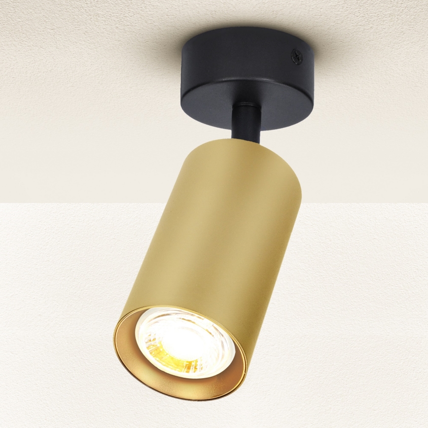 Brilagi - Kohtvalgusti SELE GOLDEN 1xGU10/30W/230V must/kuldne