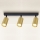 Brilagi - Kohtvalgusti SELE GOLDEN 3xGU10/30W/230V must/kuldne