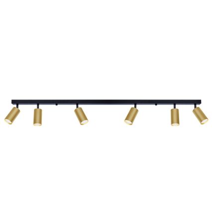 Brilagi - Kohtvalgusti SELE GOLDEN 6xGU10/30W/230V must/kuldne