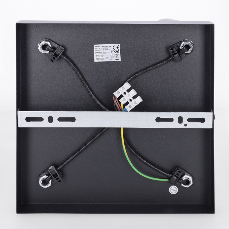 Brilagi - kohtvalgusti SELE SQUARE 4xGU10/30W/230V must