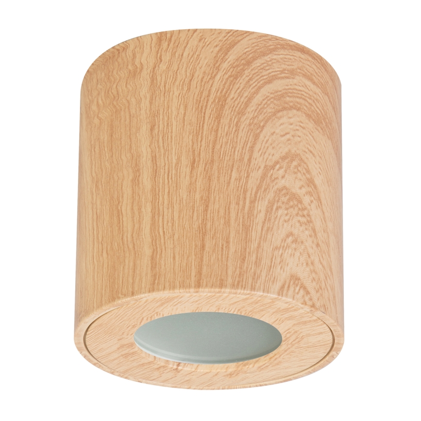 Brilagi - Kohtvalgusti vannituppa MIA 1xGU10/30W/230V 84x80 mm tammepuidu kaunistus IP44
