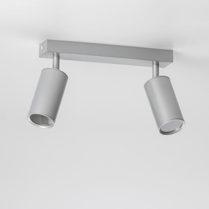 Brilagi - Kohtvalgusti vannituppa SELE 2xGU10/30W/230V IP44 hõbedane