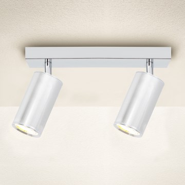 Brilagi - Kohtvalgusti vannituppa SELE 2xGU10/30W/230V IP44 läikiv kroom