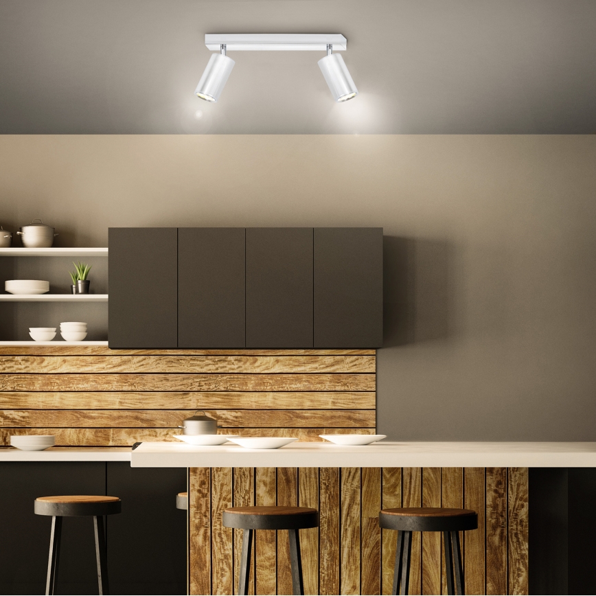 Brilagi - Kohtvalgusti vannituppa SELE 2xGU10/30W/230V IP44 läikiv kroom