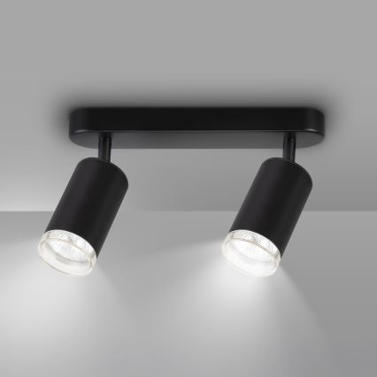 Brilagi - Kohtvalgusti vannituppa SELE 2xGU10/30W/230V IP44 must