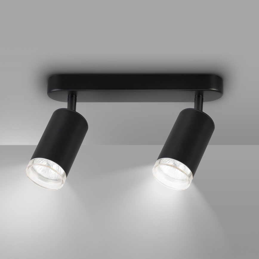 Brilagi - Kohtvalgusti vannituppa SELE 2xGU10/30W/230V IP44 must