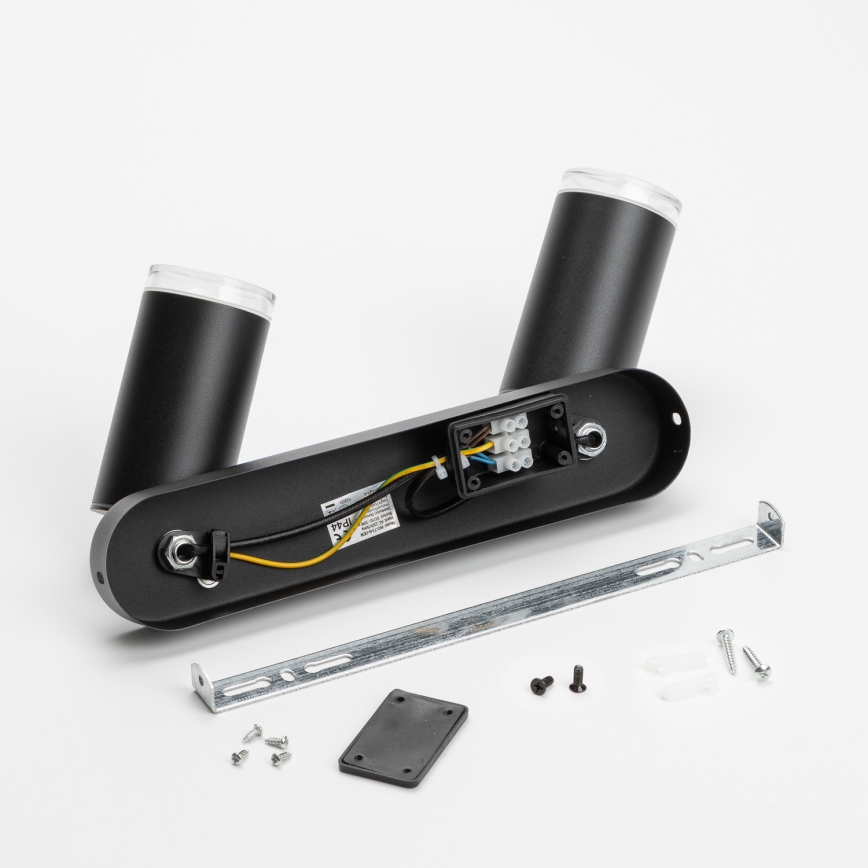 Brilagi - Kohtvalgusti vannituppa SELE 2xGU10/30W/230V IP44 must