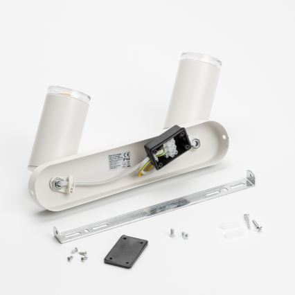 Brilagi - Kohtvalgusti vannituppa SELE 2xGU10/30W/230V IP44 valge