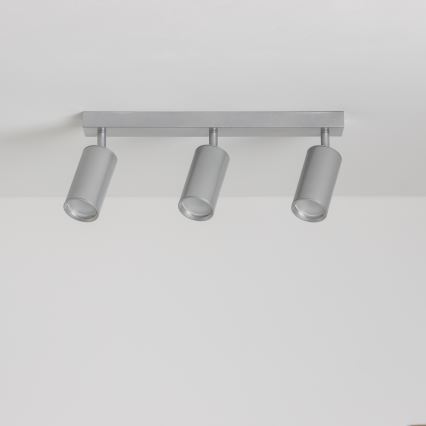 Brilagi - Kohtvalgusti vannituppa SELE 3xGU10/30W/230V IP44 hõbedane