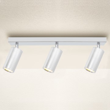 Brilagi - Kohtvalgusti vannituppa SELE 3xGU10/30W/230V IP44 läikiv kroom