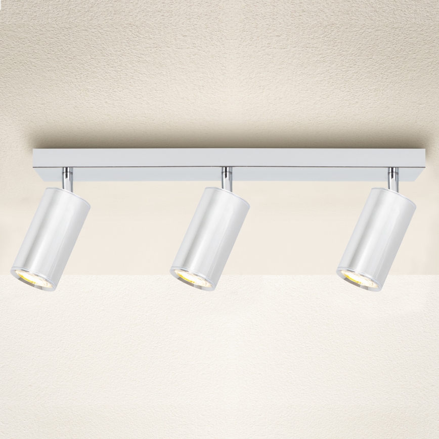 Brilagi - Kohtvalgusti vannituppa SELE 3xGU10/30W/230V IP44 läikiv kroom