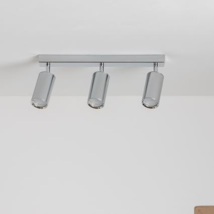Brilagi - Kohtvalgusti vannituppa SELE 3xGU10/30W/230V IP44 läikiv kroom