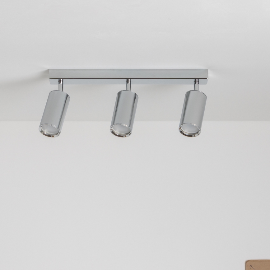 Brilagi - Kohtvalgusti vannituppa SELE 3xGU10/30W/230V IP44 läikiv kroom