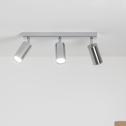 Brilagi - Kohtvalgusti vannituppa SELE 3xGU10/30W/230V IP44 läikiv kroom