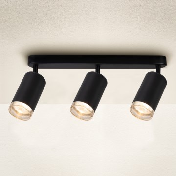 Brilagi - Kohtvalgusti vannituppa SELE 3xGU10/30W/230V IP44 must