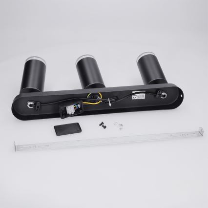 BRILAGI - Kohtvalgusti vannituppa SELE 3xGU10/30W/230V IP44 must