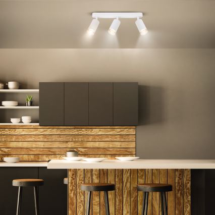 Brilagi - Kohtvalgusti vannituppa SELE 3xGU10/30W/230V IP44 valge
