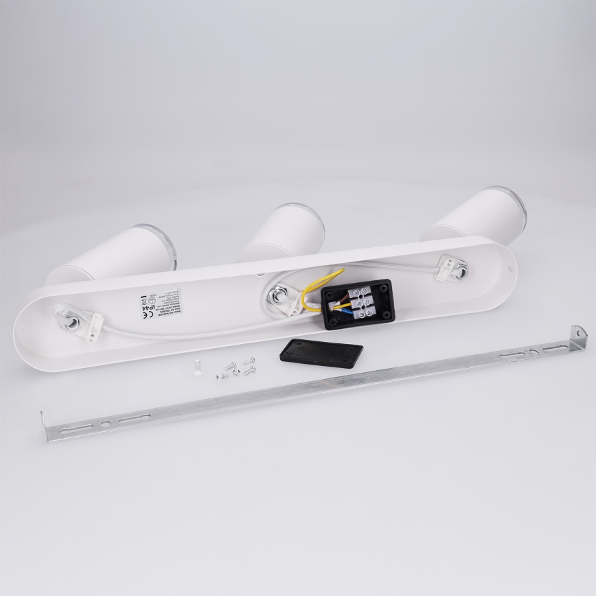 Brilagi - Kohtvalgusti vannituppa SELE 3xGU10/30W/230V IP44 valge